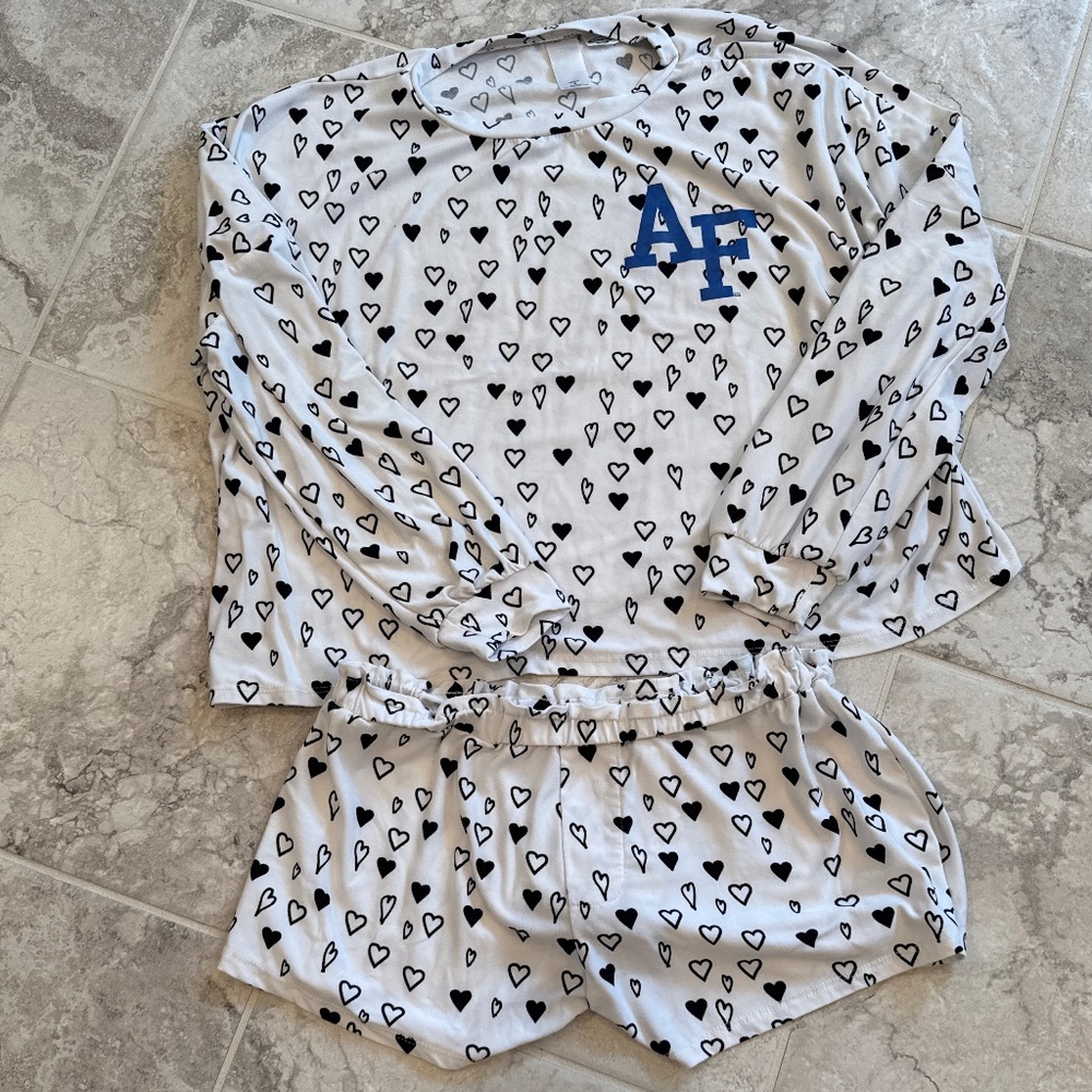 Air Force Hearts Sleepwear set